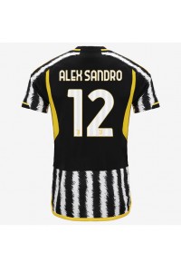 Juventus Alex Sandro #12 Jalkapallovaatteet Kotipaita 2023-24 Lyhythihainen